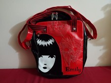 Rare Emily the Strange 2002 Cosmic Debris Goth Shoulder Bag with Strap picture