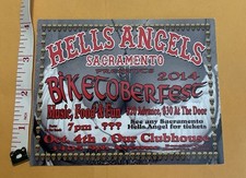 Hells Angels Sacramento,CA BIKETOBERFEST 2014 Flyer. picture