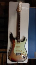 Used KGD Sunburst Relic Electric Guitar, SSS Single Tremolo, picture