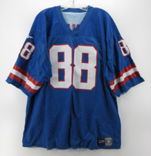 VINTAGE New York Giants Ike Hilliard Jersey Men 52 Blue Reebok Reversible NFL picture