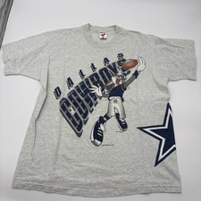 Vintage 1996 Dallas Cowboys Bugs Bunny Looney Tunes T Shirt XL Gray USA Made picture