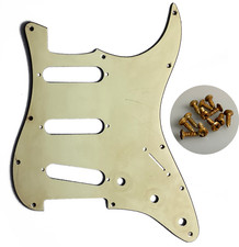 Aged Relic Pickguard Mint Green 3-Ply 11 Hole for ST Guitars SSS(w/ aged screws) picture