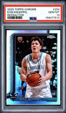 Kon Knueppel 2025 Topps Chrome #254 Refractor PSA 10 SP Rookie RC picture