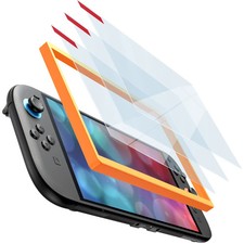 For Nintendo Switch 2 Tempered Glass Screen Protector With Plastic Frame picture