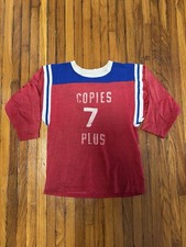 Vintage 1960’s Copies Plus Faded Durene Football Jersey T Shirt Size Medium USA picture
