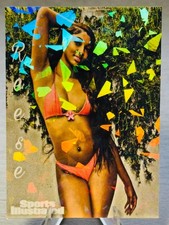 🔥ANGEL REESE Hot Bikini White Cracked Ice Refractor #CHICAGO & ATLANTA STAR🔥 picture