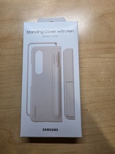 RARE   Genuine Samsung Standing Cover with S Pen for Galaxy Z Fold 4 - Sand picture