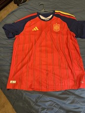 Adidas Spain 2026 On Field Authentic Home Jersey Red Kit Men's Size 2XL  JN4366 picture