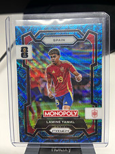 2026 Panini Prizm Monopoly FIFA World Cup - Lamine Yamal #41 Blue Wave Spain picture