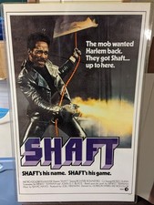 1971 Shaft Movie Poster In Protective Sleave - Used picture