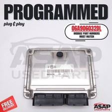📍 PROGRAMMED PLUG & PLAY ECM ECU 1.8T VW VOLKSWAGEN GOLF JETTA 2001 06A906032DL picture