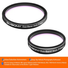 SVBONY SV220 Telescope Filter H-A & OIII 3nm Dual-Band Filter Astrophotography picture