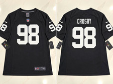 Maxx Crosby #98 Las Vegas Raiders Men’s Jersey Men’s Black S-3XL NWT picture