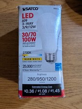 3/9/12w A19 LED 3-way Frosted E26d Medium Double Contact base 2700K Warm White picture