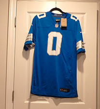 Nike Detroit Lions Jahmyr Gibbs #0 NFL On-Field Jersey Men’s M Blue picture