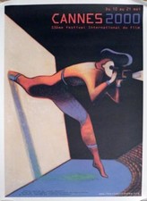 CANNES FILM FESTIVAL 2000 - CAMERA - ORIGINAL SMALL FRENCH MOVIE POSTER picture