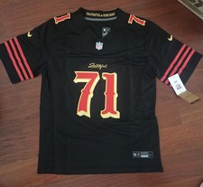 Trent Williams #71 Stitched Black 49ers Jersey picture