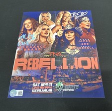 Tna Rebellion 2026 Dual Signed 8x10 by M by Elegance and Taryn Terrell COA picture