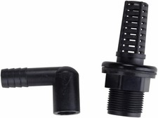 Empire USA - Aquarium Bulkhead Fitting Kit 1 Inch PVC for 1.75