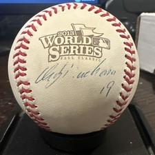 Koji Uehara Autographed 2013 World Series Baseball — MLB and TriStar Authentic picture