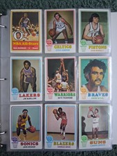 1973-74 TOPPS BASKETBALL COMPLETE SET 1-264, Binder/Sheets picture