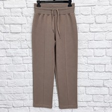 Spanx Air Essentials Straight Leg Pants Size S Pull On Brown Smoke Drawstring picture