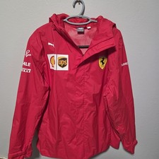 NWOT Scuderia Ferrari F1 Racing Jacket SZ XXL Sponsored Rain Jacket Sportscar  picture