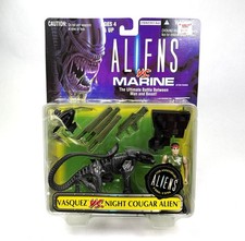 Vasquez vs Night Cougar Alien Vintage Aliens vs Marine Set New 1996 Kenner picture