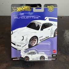 RWB PORSCHE 930 Premium Hot Wheels SILHOUETTES WHITE 5/5 picture