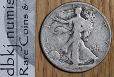 1929 D - Walking Liberty Half Dollar - 50¢ - VG - Very Good dbkjD picture