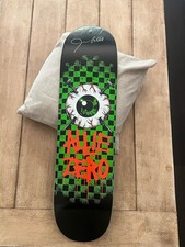 Zero ‘Eyeball’ Deck Signed By Jon Allie & Jamie Thomas Rare Skateboard Deck Bam picture