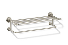Kohler Artifacts K-72575-SN Wall Mount Towel Rack Shelf Bathroom Polished Nickel picture