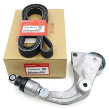 Serpentine Drive Belt Tensioner Pulley Kit For Honda Civic 2006-2011 1.8L OEM picture