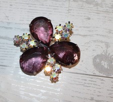 COSTUME VINTAGE JULIANA DELIZZA&ELSTER BUTTERFLY BROOCH picture