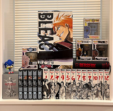 Huge Manga & Funko Pop Bundle - Bleach, Vagabond VIZBIG, JoJo, Berserk picture