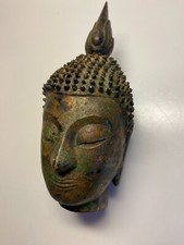 RARE BRONZE STUPA EXCAVATED SUKHOTHAI BUDDHA RELIC. SUKHOTHAI PERIOD. picture