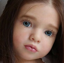 40inch Lifelike Unassembled Reborn Doll Kits Toddler Aloenka Rooted Hair DIY Toy picture