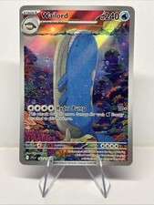 Pokemon TCG Wailord 162/159 Journey Together Illustration Rare Holo NM picture