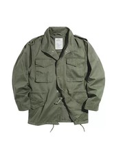 U.S. Vintage M65 Field Jacket Military Jacket Men Pockets Casual Work Green Coat picture