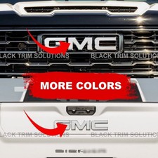 For 2020-2023 Gmc Sierra 2500 Color Overlay DECAL x2 for Front Rear Emblem 2021 picture