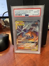 2019 POKEMON SUN & MOON UNBROKEN BONDS #20 RESHIRAM & CHARIZARD GEM PSA 10 picture