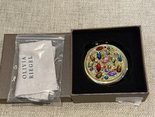 Olivia Riegel Dominique Compact Mirror Gold Frameless 3.25