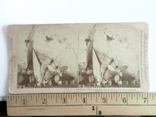 Battleship Indiana Stereoview Strohmeyer & Wyman 1899 New York picture
