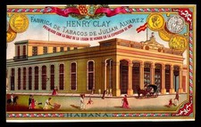 Henry Clay - Fabrica de Tabacos de Julian Alvarez - EX RARE Cigar Box Label picture