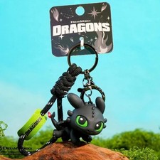 How To Train Your Dragon Toothless Keychain Night Fury Fans Gift Kids/Woman picture