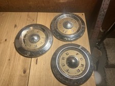 Vintage 1957 1958 1959 Ford Dog Dish Hubcaps 10.5