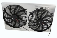 Aluminum Shroud&2*16''Fan For 1988-00 Chevy GMC C/K Series 7.4L V8 Suburban 1696 picture