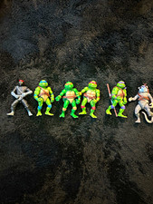 Playmates Toys TMNT Action Figures Mixed Lot 6pc Leonardo Raphael Donatello picture