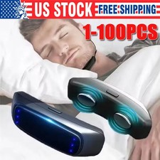 Smart Snoring Stopper Sleep Aid Anti Snoring Chin Device Muscle Tightening US picture