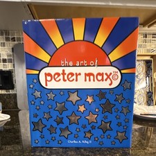 The Art of Peter Max Hardcover 2002 Charles A. Riley II Signed/Inscribed picture